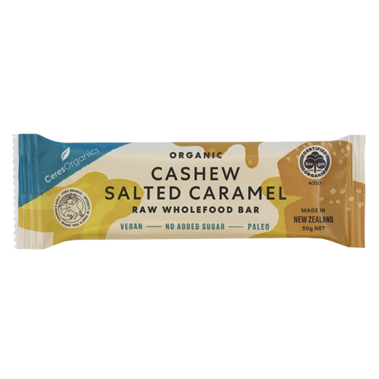 Ceres Organic Cashew Salted Caramel Bar