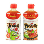 Tutiya Picante Spicy Sukiyaki Sauce 800g jar, a flavorful dry grocery condiment with a spicy soy-based sauce for Asian dishes.