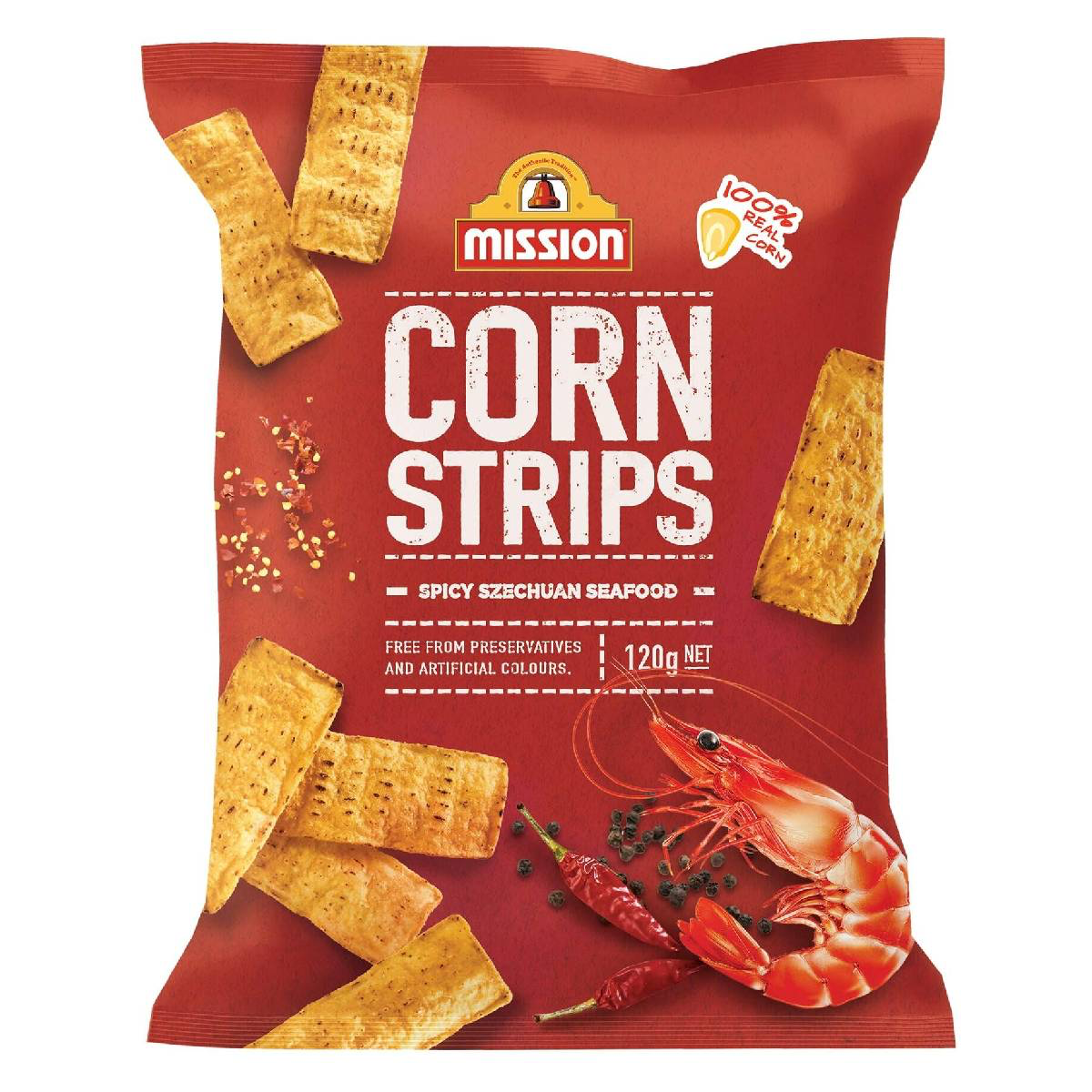 Mission Tortilla Chips Spicy Szechuan Seafood