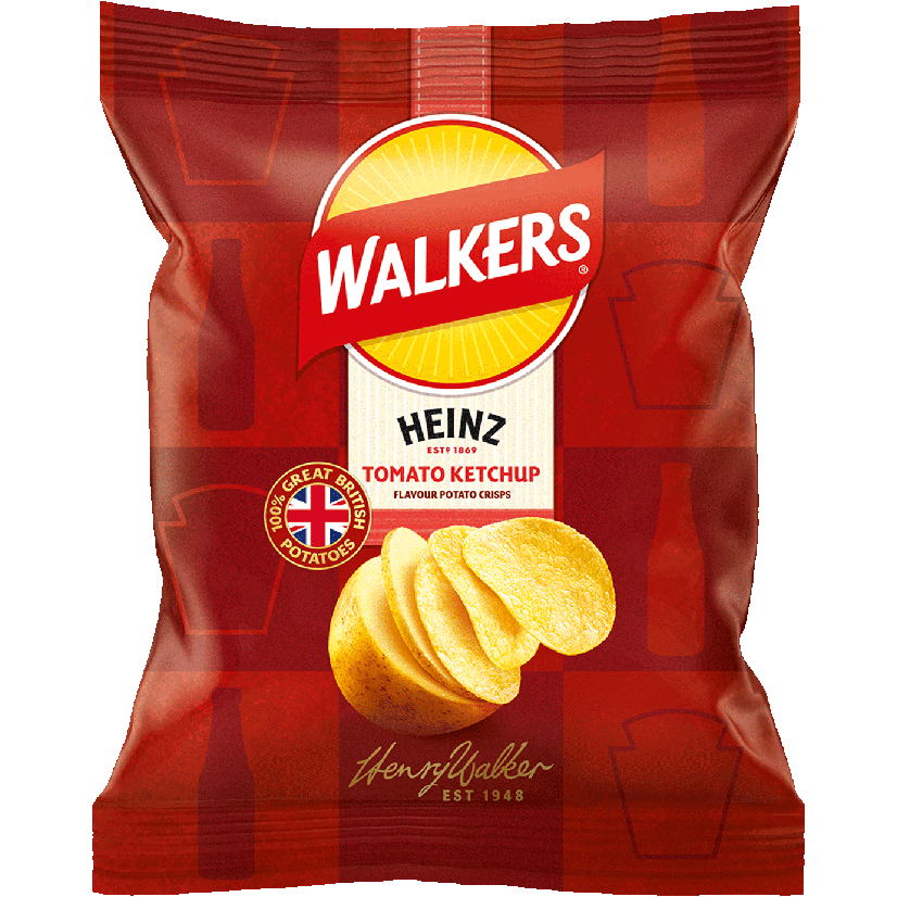Walkers Tomato Sauce Crisps