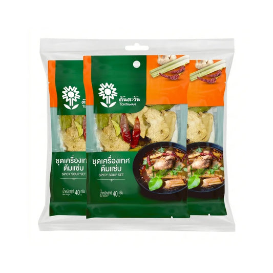 Tontawan Spicy Soup Set X3 40g