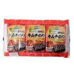 Godbawee Seaweed Kimchi confectionery snack in a colorful package with seaweed and kimchi flavor imagery.