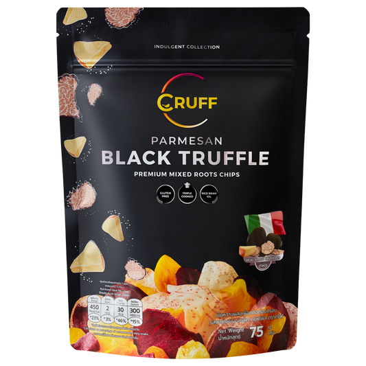 Cruff Mixed Root Chips Parmesan Black Truffle Flavor