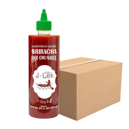 J-lek Sriracha Chili Sauce Spicy Formula Pack Of 12 Bottles 820g