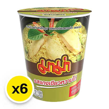 Mama Cup Chicken Green Curry 60g x6