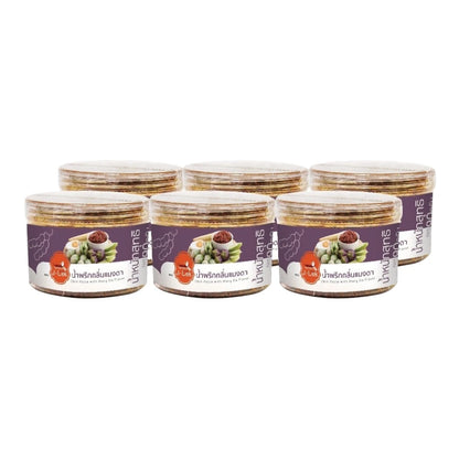J-lek Jae Lek Maeng Da Chili Paste Plastic Jar Pack Of 6 Jars 90g