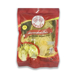 Sanpueng Sour Pickled Mustard Green in 900g package, dry grocery product showing vibrant green pickled mustard greens