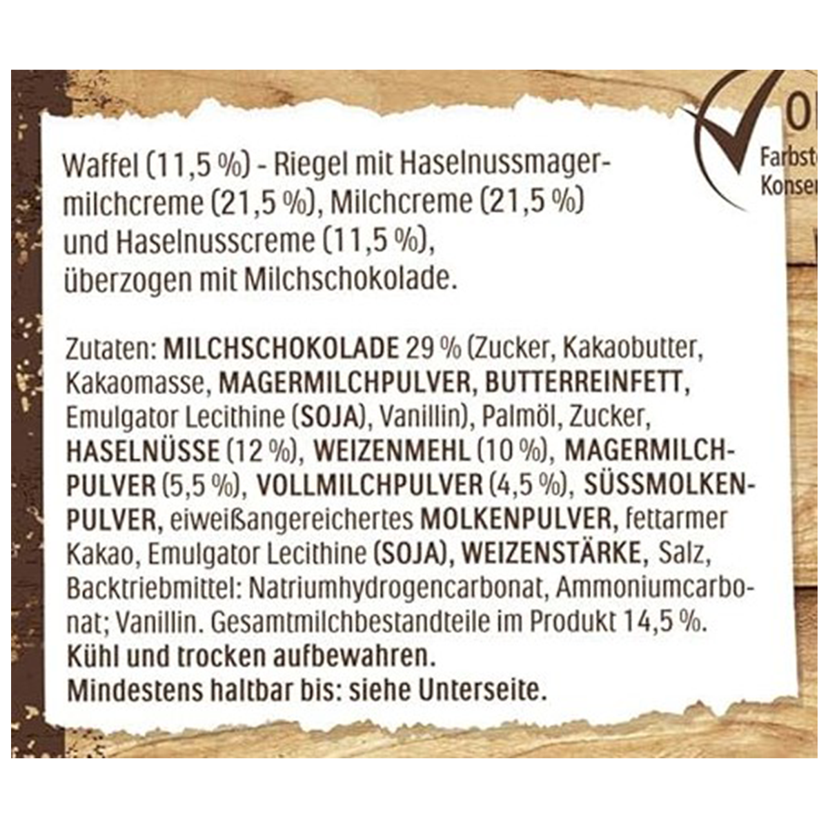 Hanuta Ferrero Riegel