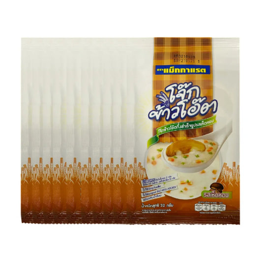 MCGARRETT [pack 10] Instant Oatmeal Porridge Mushroom Flavor 32g