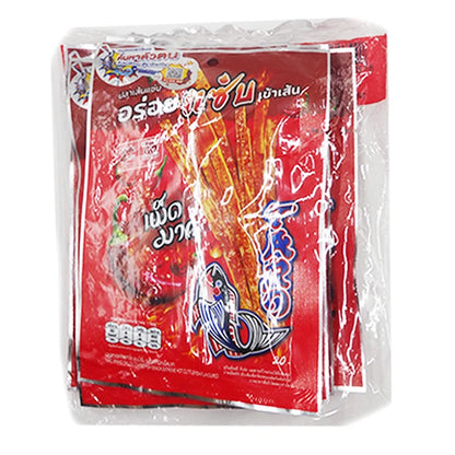 Taro Sauce Coated Fish Snack Extreme Hot Cuttlefish Flavor 18g x6