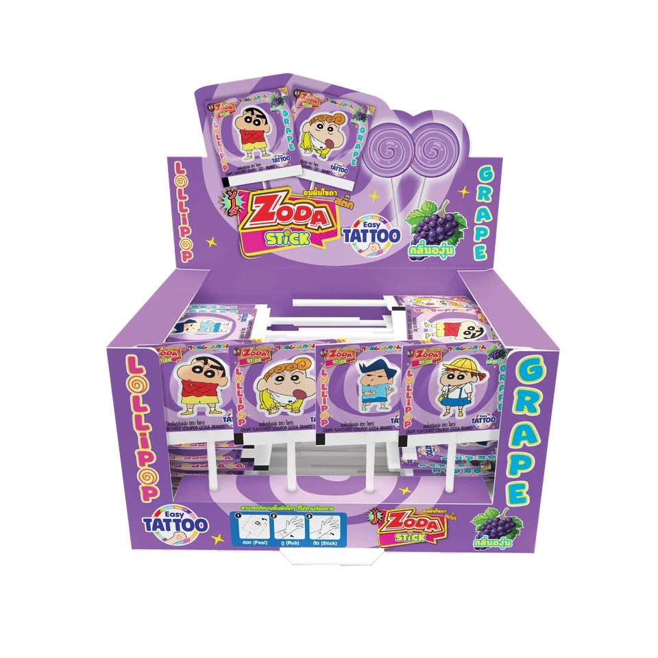 ZODA Lollipop Stick X Crayon Shin Chan Grape Flavor (+