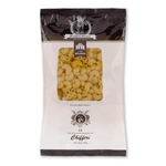 Pack of Pastificio Romano Milano Chifferi pasta in a grocery image, showcasing the short, twisted pasta shape in a clear package.