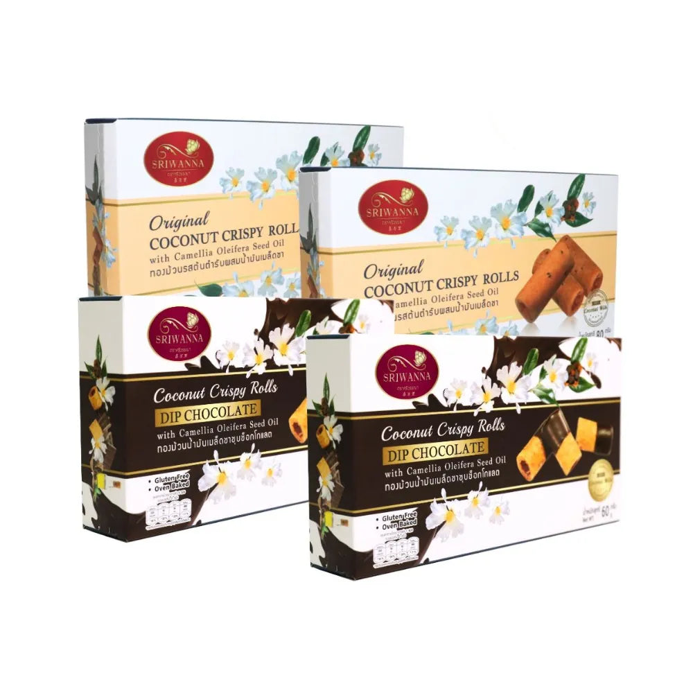 SRIWANNA Set Original Tea Seed Oil Thong Muan And Chocolate