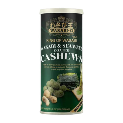 Wasabi-o Wasabi & Seaweed Coated Cashews SEAWEED