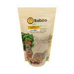 Dry brown lentils in a 500g package from BABOO, ideal for cooking nutritious vegetarian dishes.