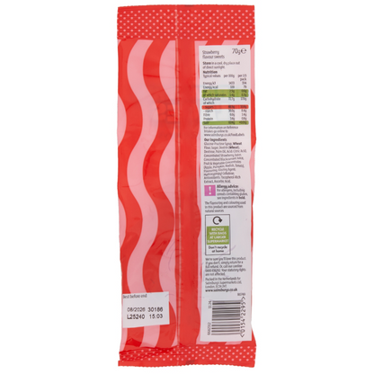 Sainsbury's Strawberry Laces Sweets