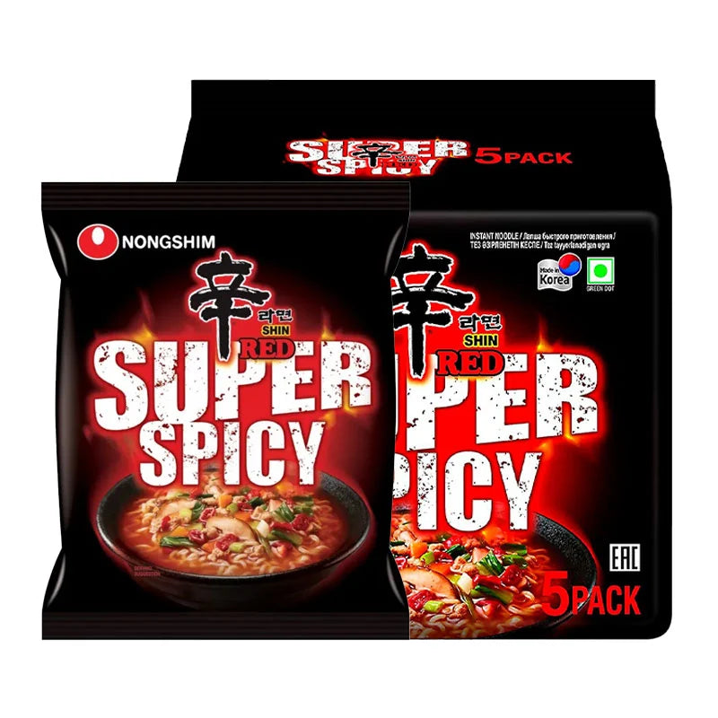 NONGSHIM Shin Red Super Spicy 120g x5