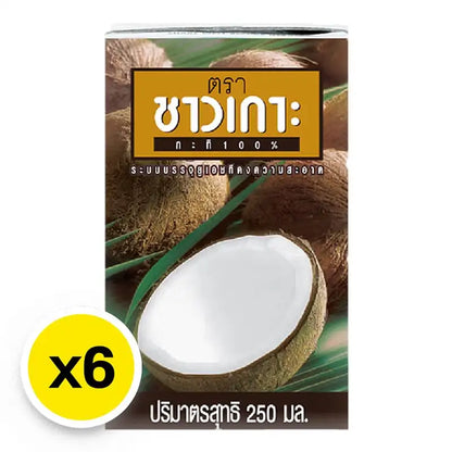 Chaokoh Coconut Milk 250ml x6