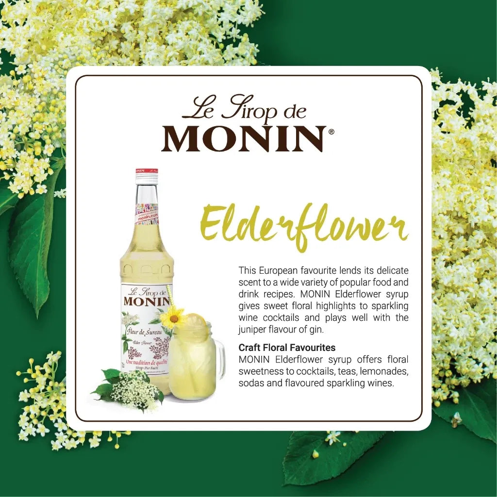 Monin Elder Flower Syrup 700ml