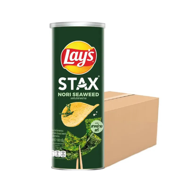LAYS STAX NORI SEAWEED 100g x16