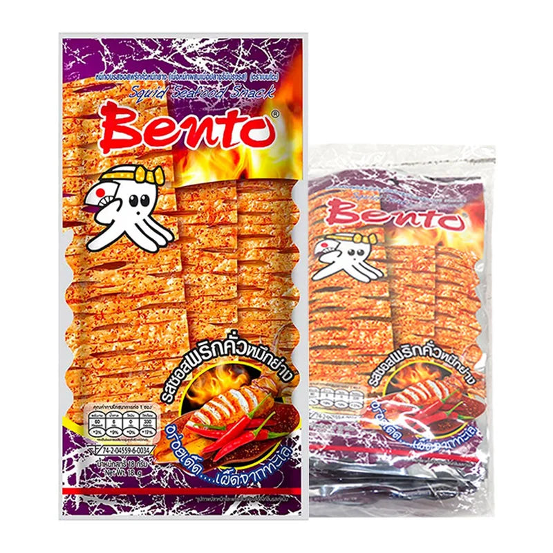 BENTO Roast Squid Chili Grilled 18g x6