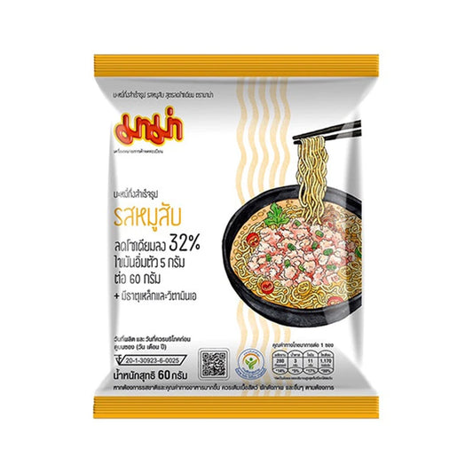MAMA Instant Noodles Minced Pork Flavor Sodium Reduction Formula