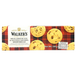 Walkers Milk Chocolate and Salted Caramel confectionery snacks in a clear wrapper with caramel and chocolate pieces visible.