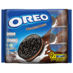Pack of Oreo Multipack biscuits showing various individually wrapped Oreo confectionery snacks on a white background.