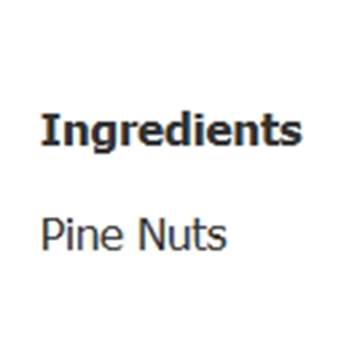 Sainsbury's Pine Nuts