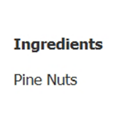 Sainsbury's Pine Nuts