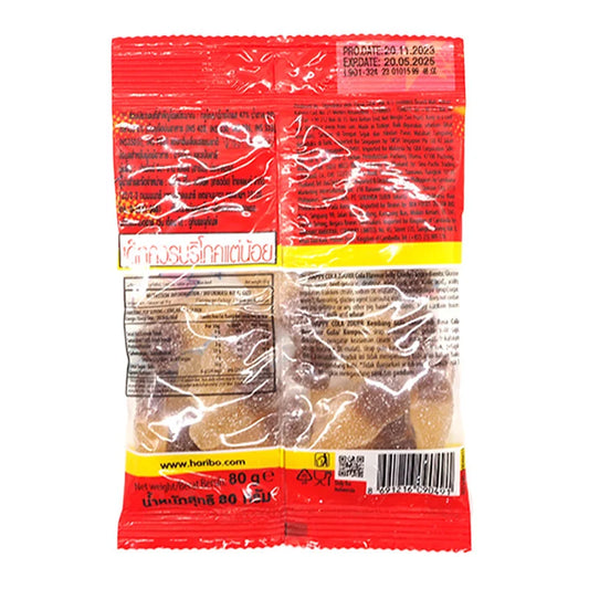 Haribo Gummy Happy Cola Zour 80g