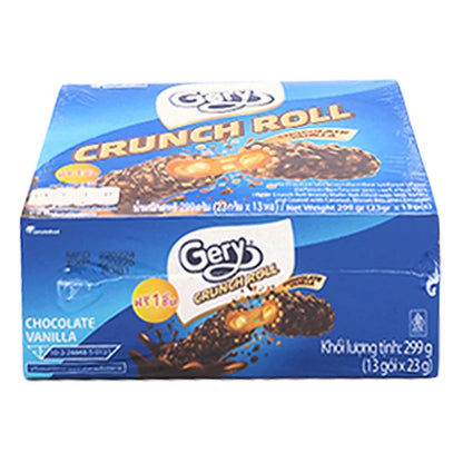 Gery Crunch Roll Wafer Filled With Milk Vanilla And Coated