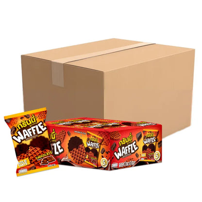 GRINNY WAFFLE CRISP EXTREME CHOCOLATE FLAVOR . (PACK 12PCS) X12
