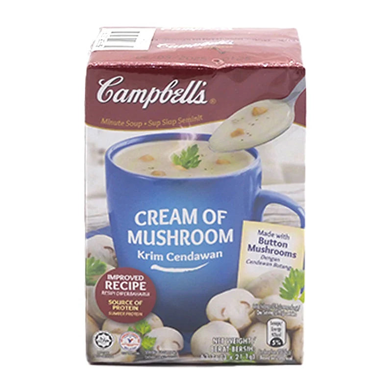 CAMPBELL'S Instant Soup Cream Of Mushroom 63.3g x2