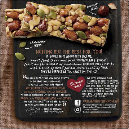 Carman's Almond Hazelnut & Vanilla Nut Bars