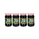 MOMOYA Edo Murasaki Nori Tsukudani Japanese seaweed soy sauce in four 90g bottles, made in Japan, with dark seaweed and soy sauce.