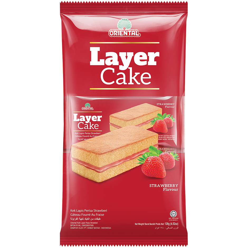 Oriental Layer Cake Strawberry