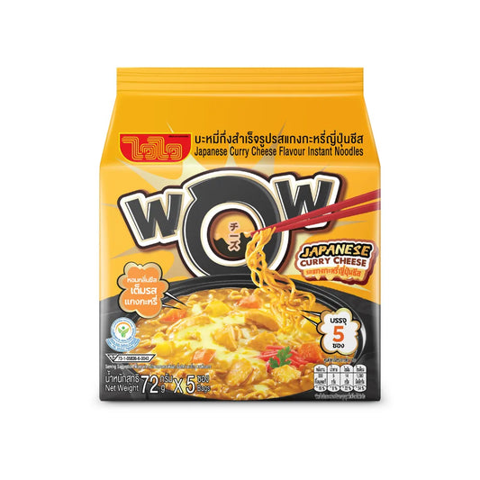 WAIWAI Wai Wai Wow Japanese Curry Cheese Flavor Instant