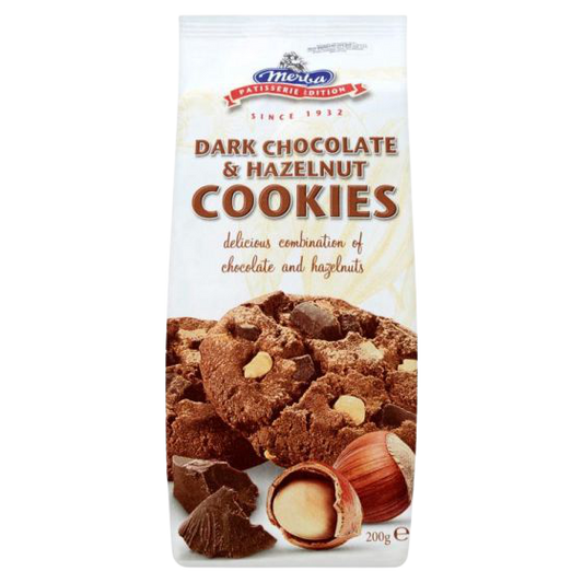 Merba Dark Chocolate & Hazelnut Cookies