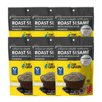 Pure Grain roasted sesame and grain mix in 80g dry grocery package, showing a blend of toasted sesame seeds and mixed grains.
