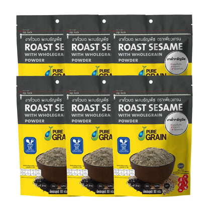 PURE GRAIN Ground Roasted Sesame Mixed With Grains Formula 80g