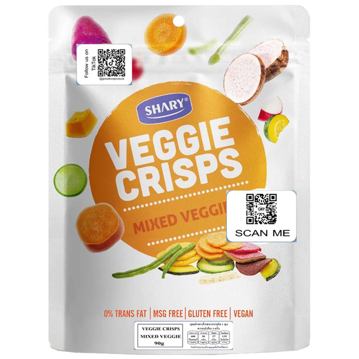 Shary Crisps Mixed Veggie