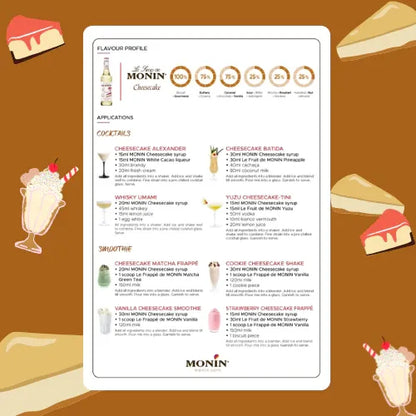 Monin Cheesecake Syrup 700ml