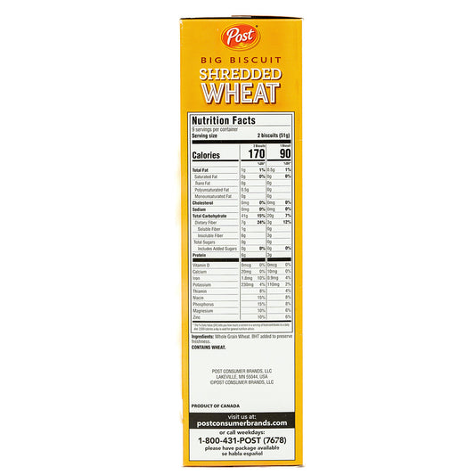 Post Shredded Wheat Big Biscuit Cereal