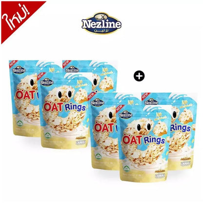Nezline Oat Rings In Snacks 3 Milk 60g
