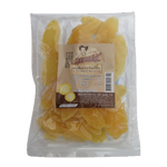 Khunmaeju Pineapple Marinated confectionery snack with shiny pineapple pieces in syrup, showcasing vibrant fruit and sweet glaze.