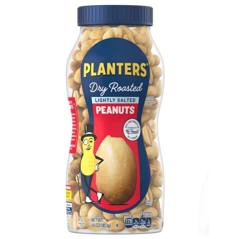 Planters Dry Roasted Lightly Salted Peanut 453g x3