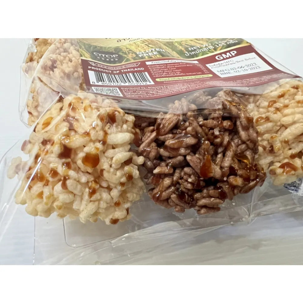 Sriwanna Rice Cracker With Sugar Cane Syrup 165g