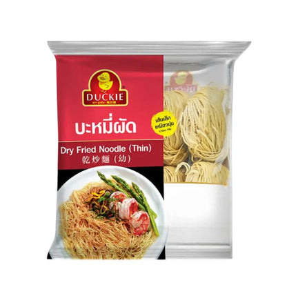 DUCKIE Fried Noodles (dry Fried Nodle) Chewy And Soft 454g
