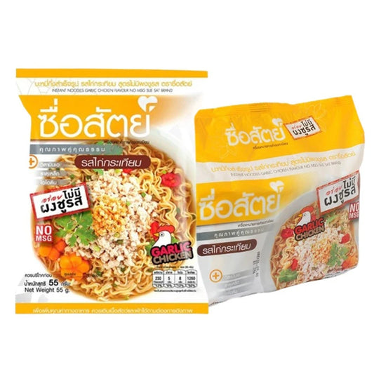 SUESAT Sueasat Noodles With Garlic Chicken Flavor Pack Of 6